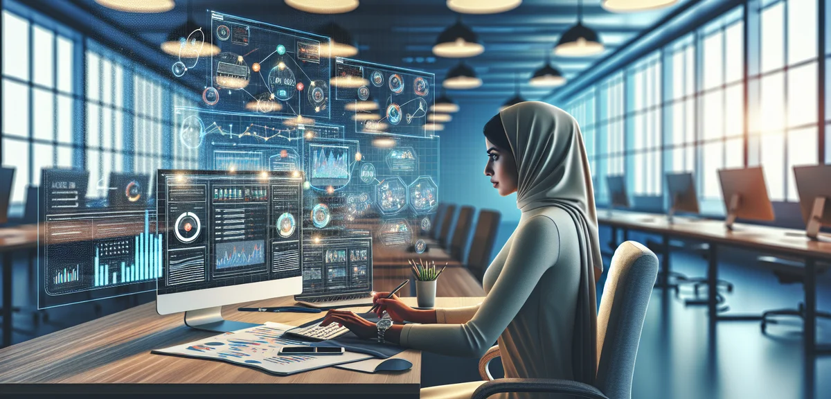 A blogger optimizing their website for higher ad revenue with strategy notes and analytics on screen