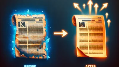 ブログ記事のリライトで検索順位を上げる方法